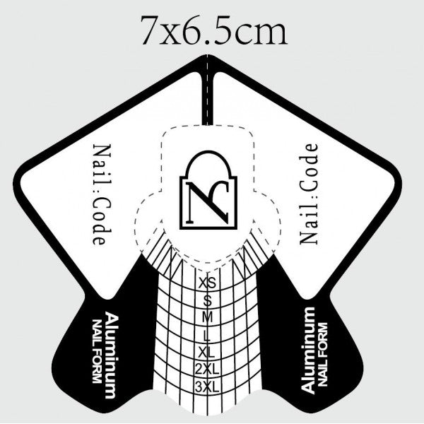 Nail:Code – Aluminium High Performance Schablonen