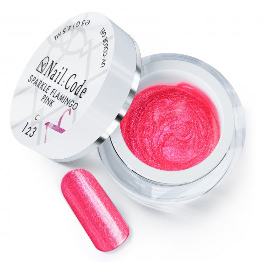C123 Sparkle Flamingo-Pink – UV/LED Color Gel
