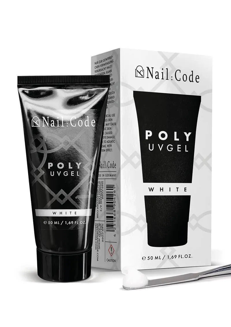 POLY UV-GEL WHITE - 50ML.