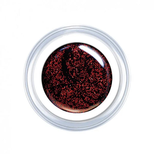 C050 Sparkle Red Black – UV/LED Color Gel