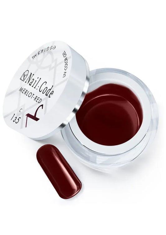 135 Merlot Red – UV/LED Color Gel