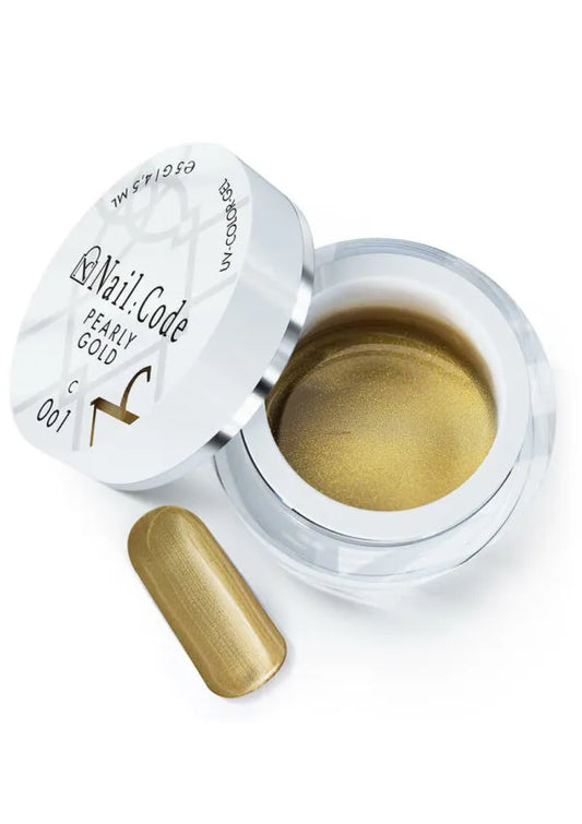 C001 Pearly Gold – UV/LED Color Gel