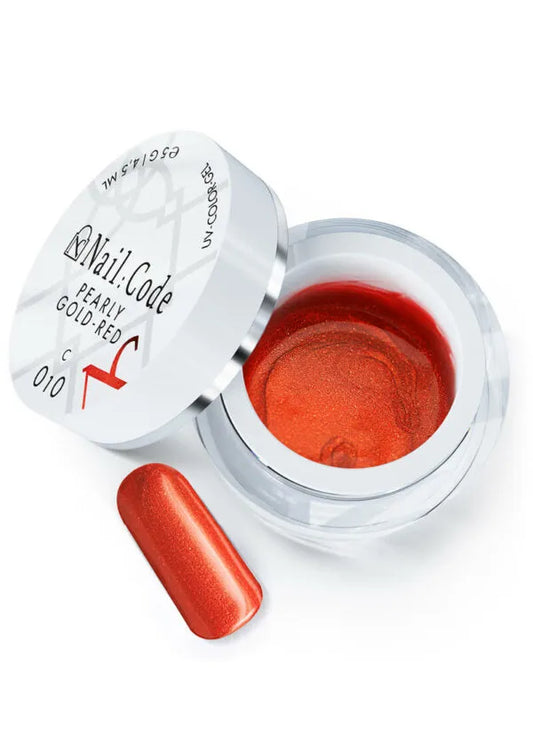 C010 Pearly Gold-Red – UV/LED Color Gel