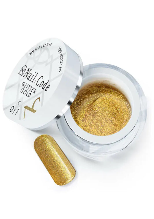C011 Glitter Gold – UV/LED Color Gel