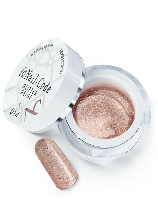 C014 Glitter Beige – UV/LED Color Gel