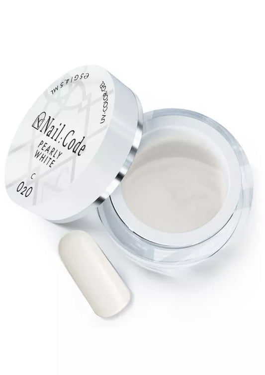 C020 Pearly White – UV/LED Color Gel