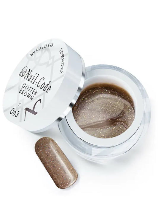 C003 Glitter Brown – UV/LED Color Gel
