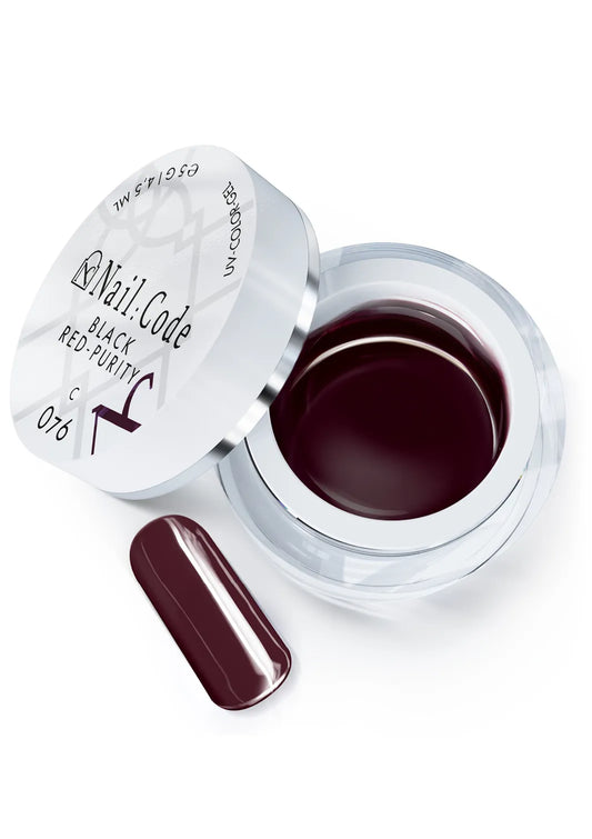 076 BLACK RED PURITY  – UV/LED Color Gel